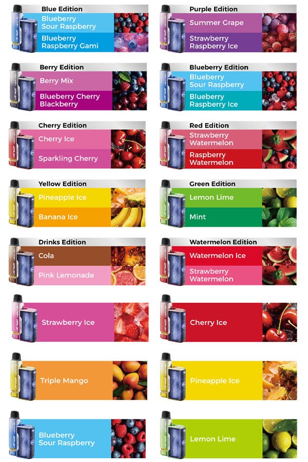 Lost Mary Nera 30K Fullview Prefilled Pod Kit - Colours