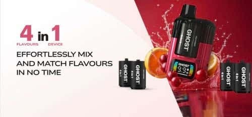Vapes Bars Ghost 4-in-1 Prefilled Pod - Flavours Mix n MAtch