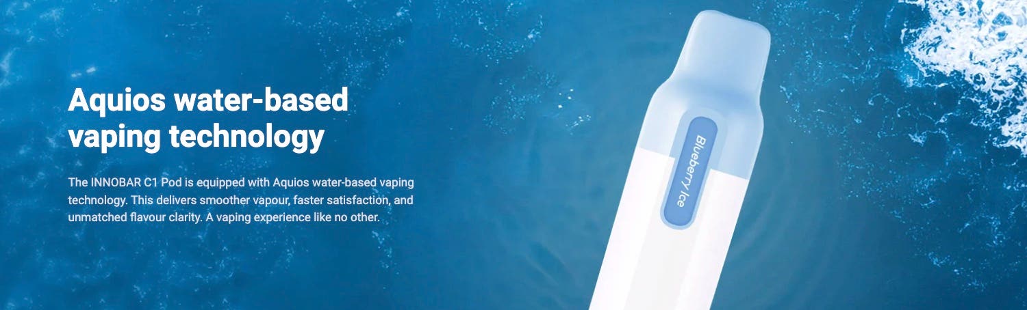 Innokin Innobar C1 Pod - Aquios water-based vaping technology