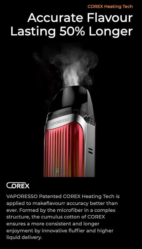 Vaporesso Luxe Q Pods - Accurate flavour, lasting 50% longer