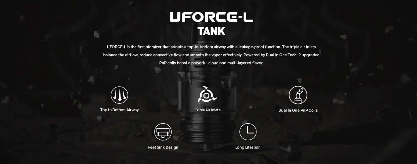 Voopoo UForce-L Tank - Features and highlights