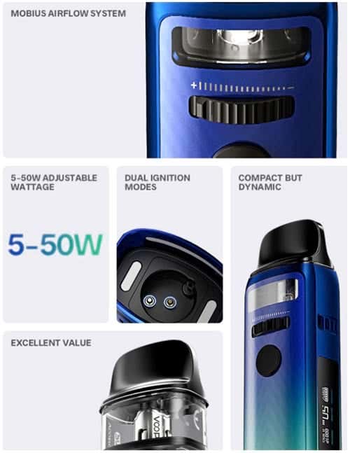 VooPoo Vinci 3 Pod Vape Kit - Features and highlights