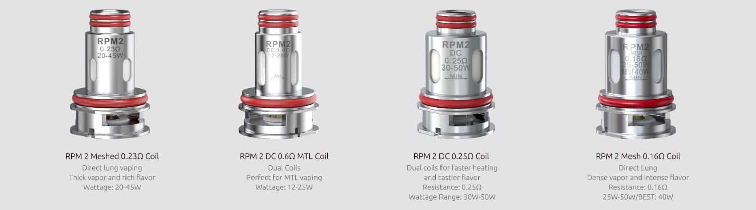 Smok RPM 2 Coils - Four different coil options