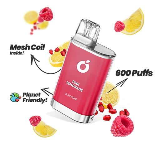 OC Bar 600 Disposable Vape Kit - Dual mesh coil, for double the flavour experience