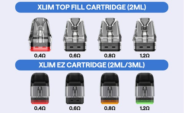 Oxva Xlim SQ Pro 2 Refillable Pod Kit - Coil Compatibility