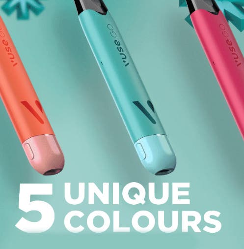 Vuse Go Reload 1000 Pen Pod Vape Kit - 5 Unique Colours