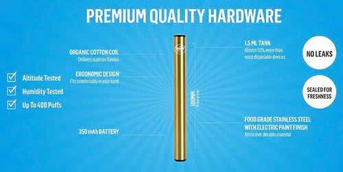 Dinner Lady Disposable Vape Pen - Premium quality hardware