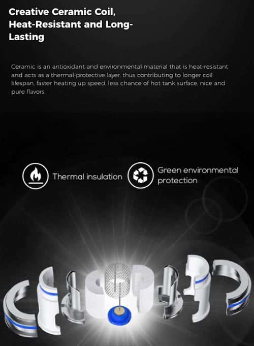Freemax MX Platform - Creative Ceramic coil, heat-resistant and long-lasting