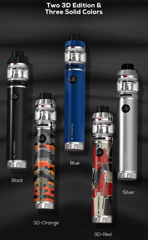 Freemax Twister 2 80W Kit - Two 3D edition and three solid colours