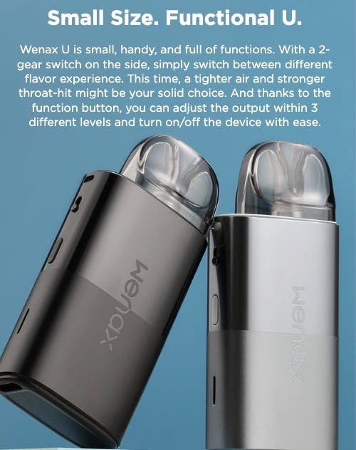 Geekvape Wenax U Pod Kit - Small size, functional u
