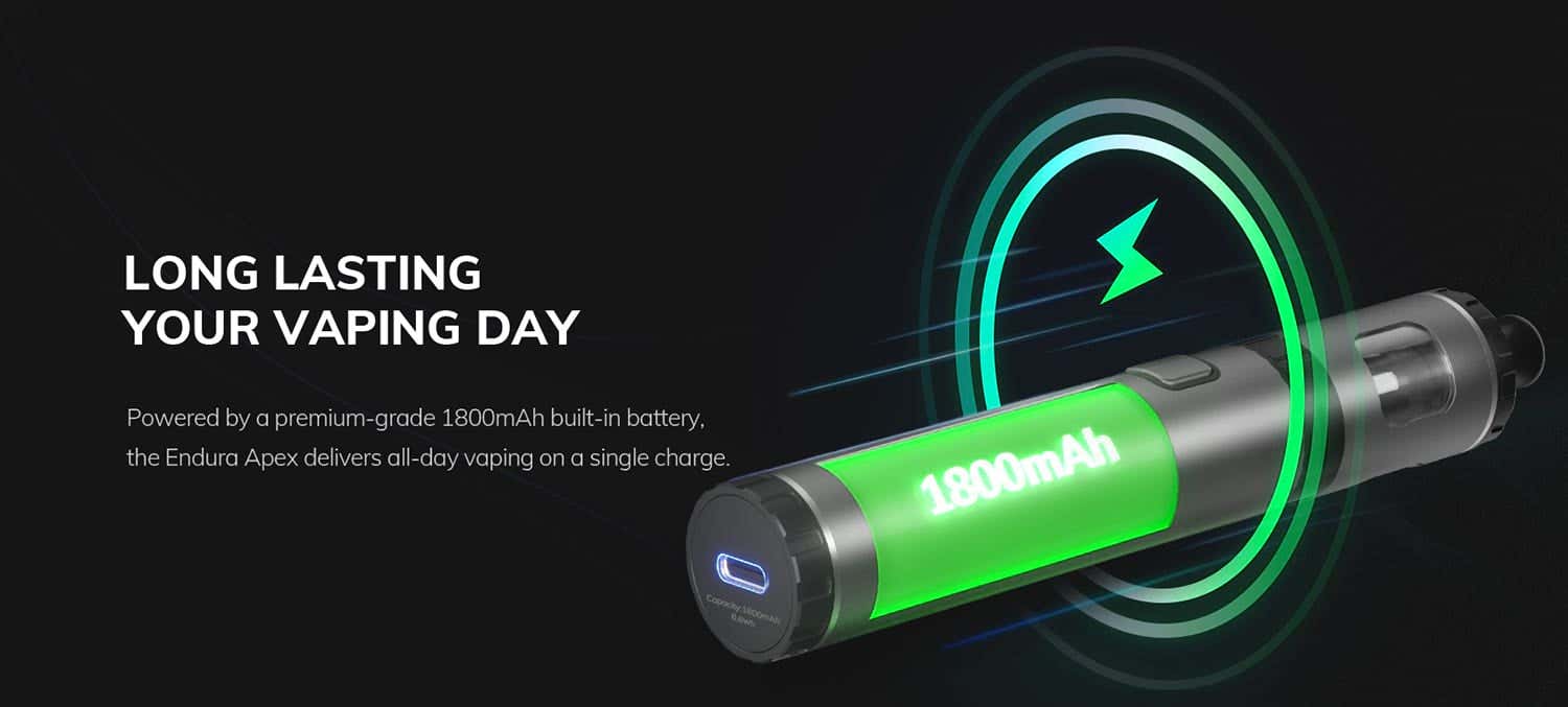 Apex - Long lasting battery life