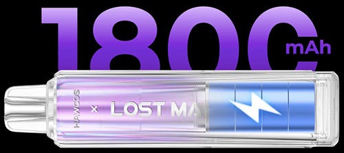 Lost Mary x Hawcos Pro Max 7000 Prefilled Pod Vape Kit - Vast 1800 mAh internal battery