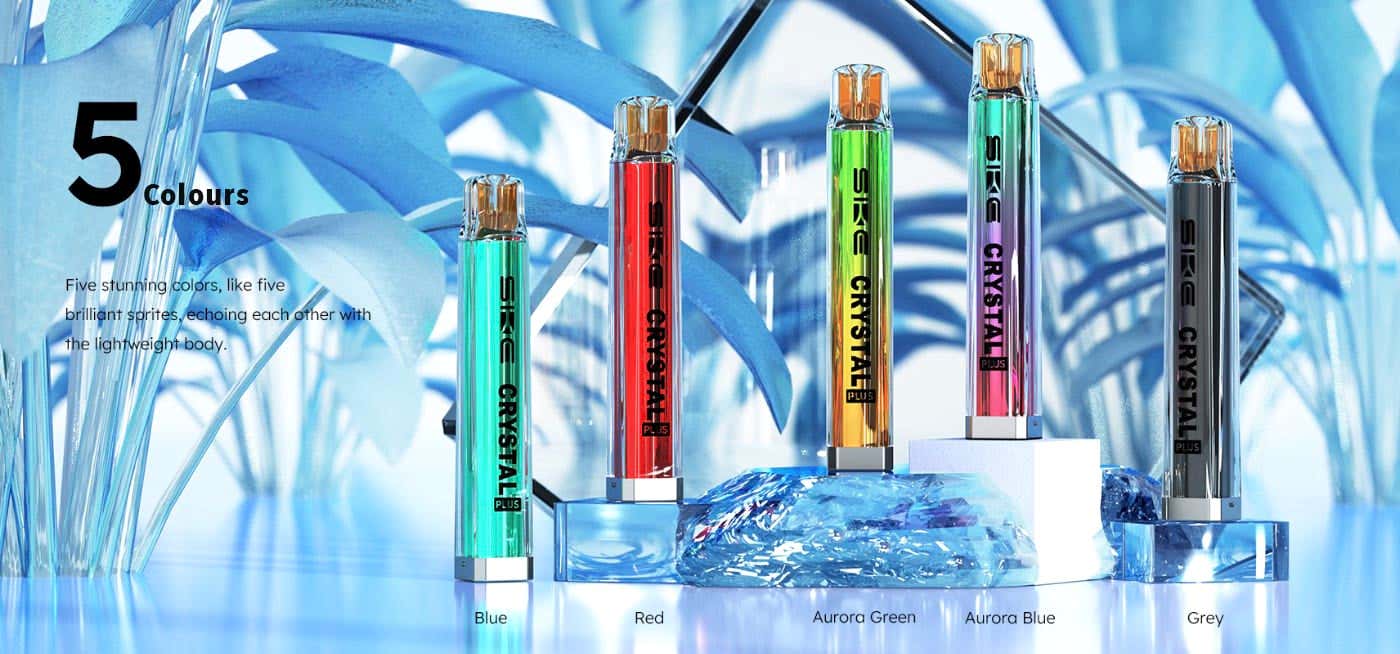 SKE Crystal PLUS Prefilled Pod Vape Kit - 5 colours to choose from