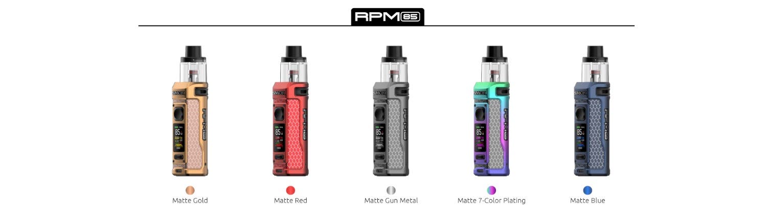 Smok RPM 85 Pod Vape Kit - 5 different colour choices