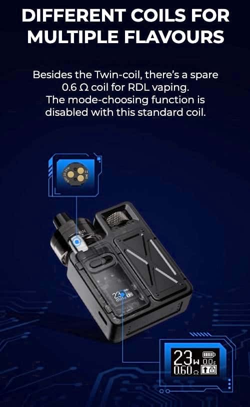 Uwell Crown M Pod Vape Kit - Different coils for multiple flavours