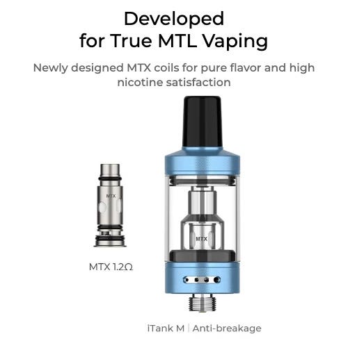 Vaporesso iTank M offers MTL vaping