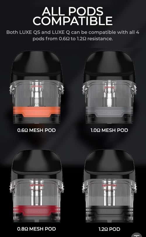 Vaporesso Luxe Q Pods - Compatible with Luxe Q and Luxe QS