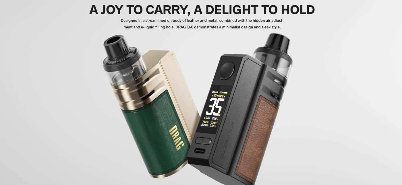 Drag E60 - A joy to carry, a delight to hold