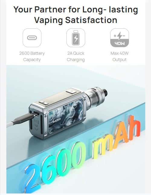 Aspire Rover Plus Pod Vape Kit - Long-Lasting Vaping Satisfaction