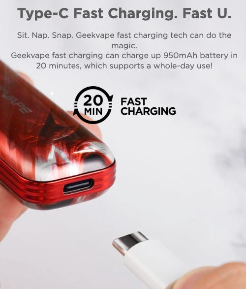Obelisk U Pod Kit - Type-C fast charging, fast u