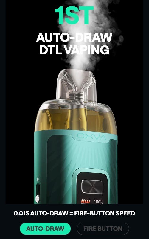 Oxva Vprime Pod Vape Kit - Auto-drawing DTL vaping