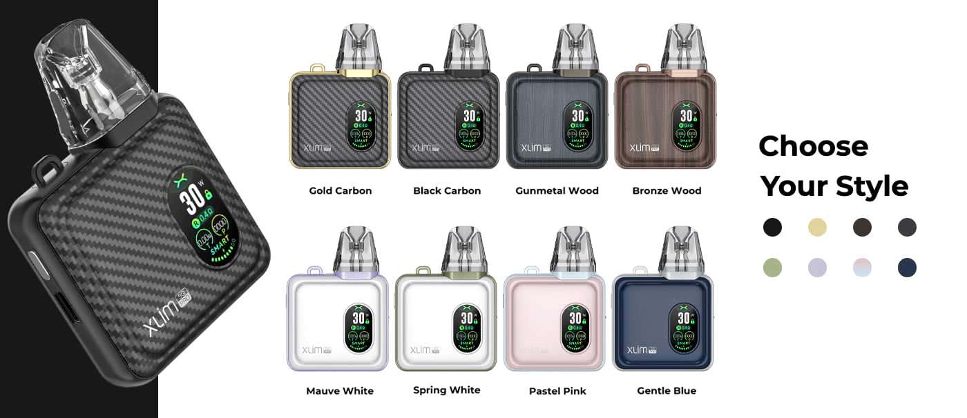 Oxva Xlim SQ Pro Pod Vape Kit - Choose your style