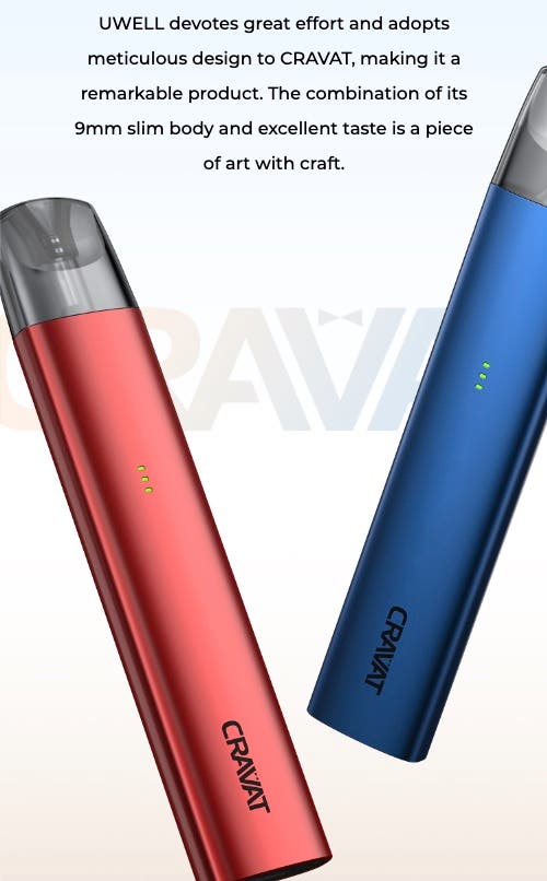 Uwell Cravat Pod System - meticulous design and remarkable product