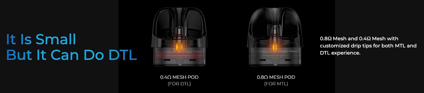 Vaporesso Luxe X Replacement Pods - It is small but it can do DTL