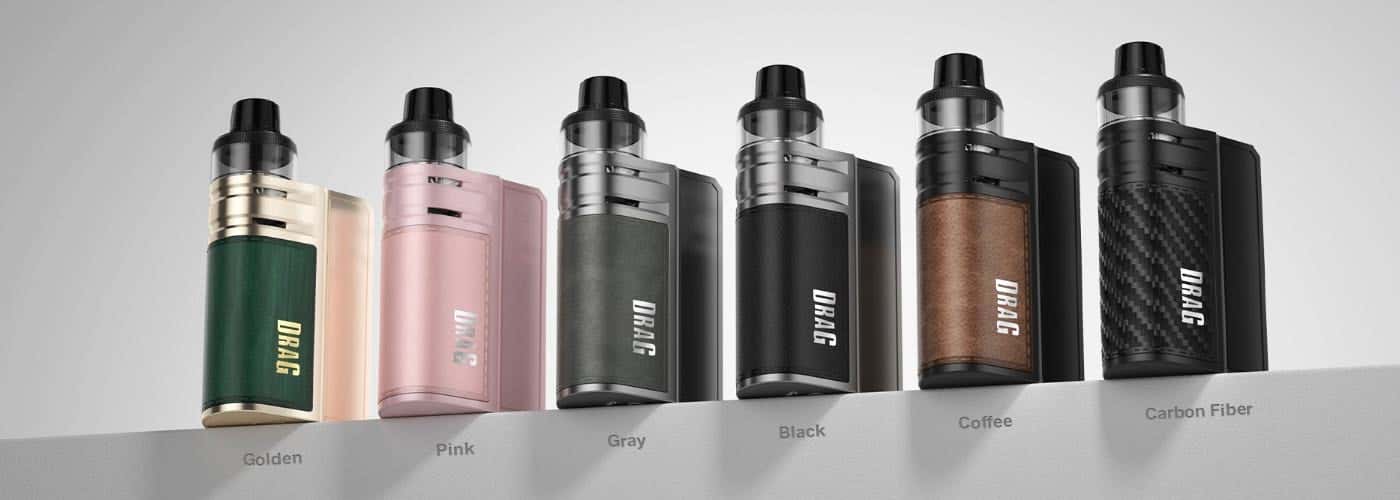 VooPoo Drag E60 - 6 available colours