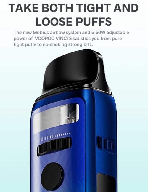 VooPoo Vinci 3 Pod Vape Kit - Take both tight and loose puffs