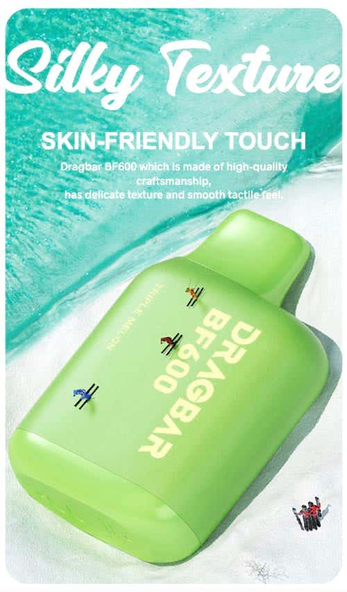 Voopoo Zovoo Drag Bar BF600 Disposable Vape Kit - Skin-friendly touch