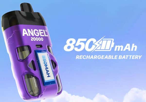 Vapes Bars Angel 20K Prefilled Pod Kit - Large Rapidly Recharging Battery