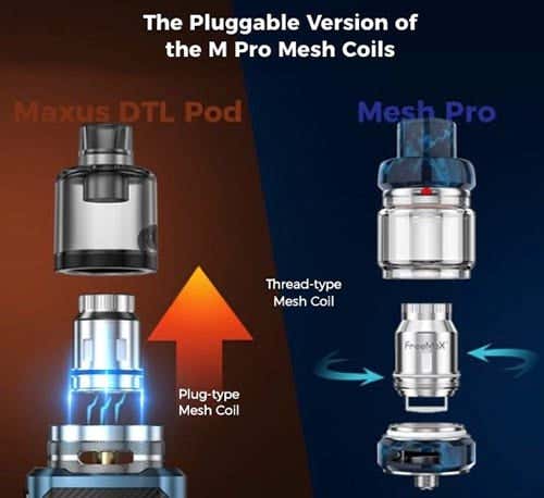 Freemax MX Mesh Coil - Push-fit technology