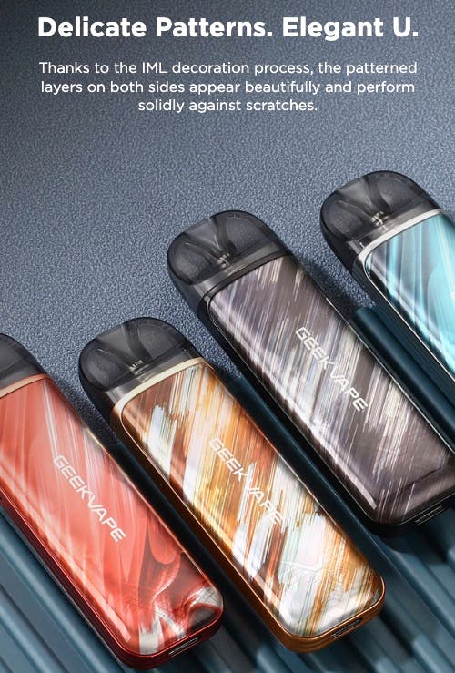 Obelisk U Pod Kit - Delicate patterns, elegant u