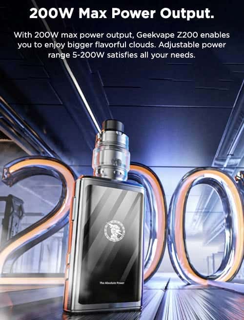 Geekvape Z200 Vape Kit - 200w max power output