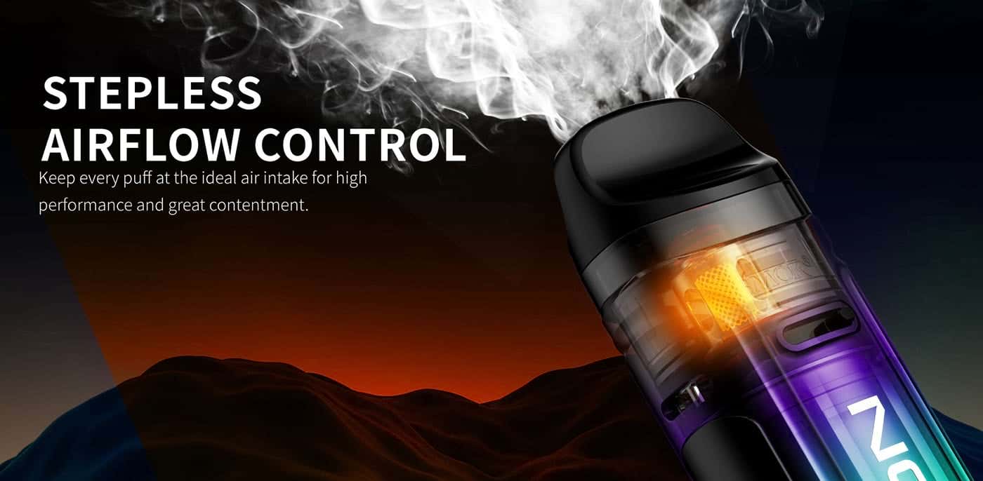 Smok Nord C Pod Vape Kit - Stepless airflow
