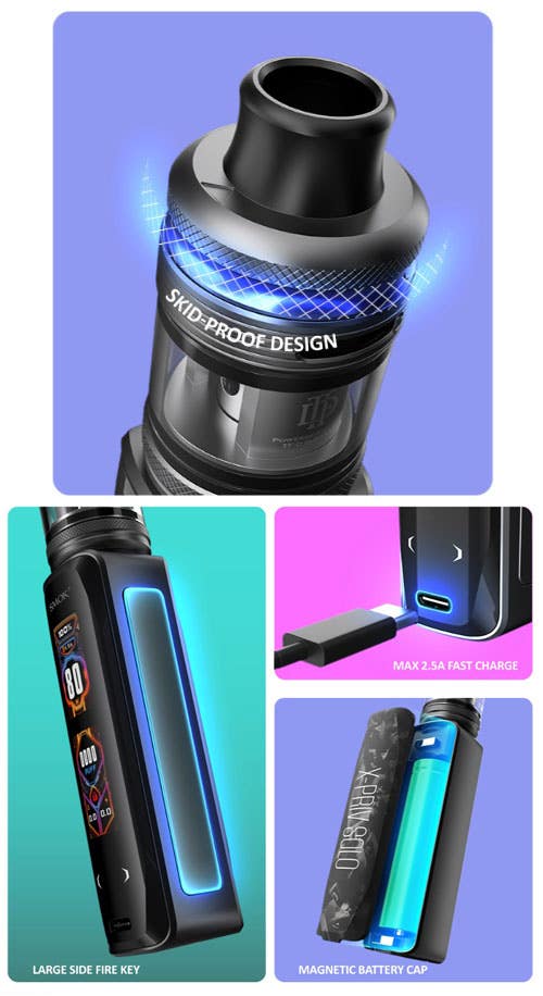 SMOK X-Priv Solo Sub-Ohm Vape Kit - Essentials get you indulged more