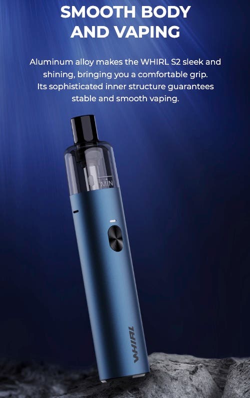 Whirl S2 Pod System - Smooth body and vaping
