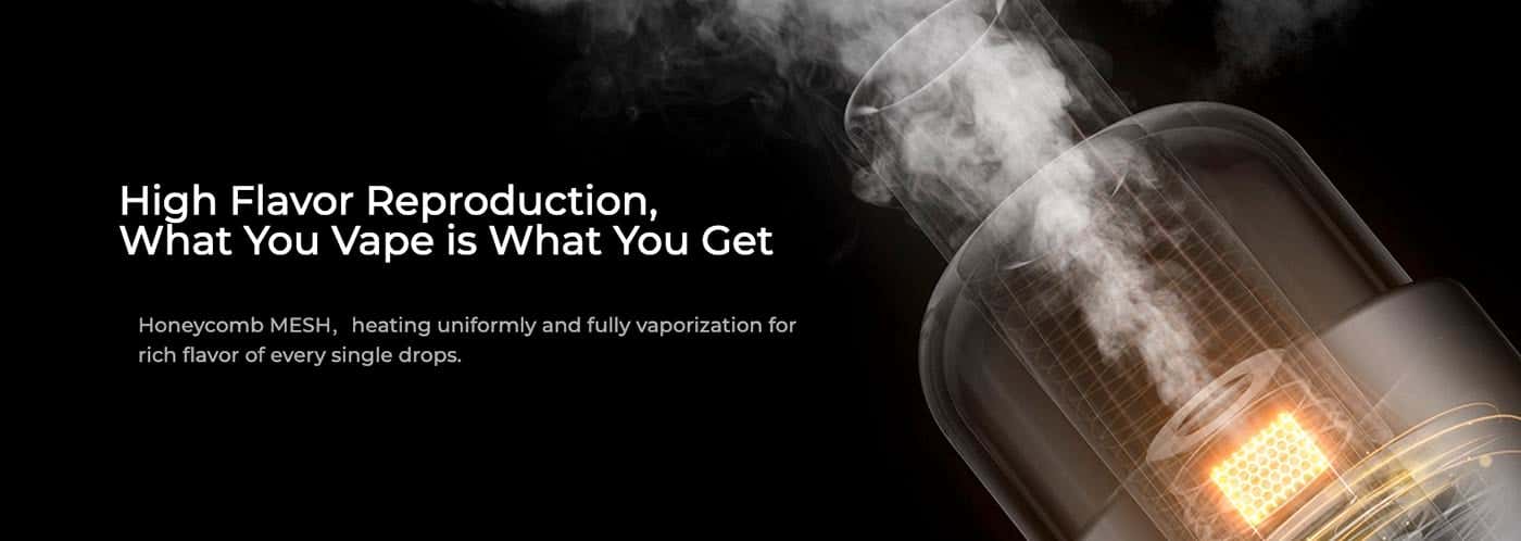 Vaporesso Moti X Pod Kit - High flavour reproduction, what you vape is what you get
