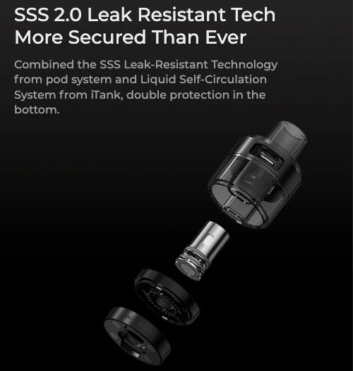 xTank SSS 2.0 leak resistant technology
