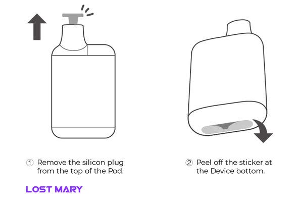 Lost Mary BM600 Prefilled Pod Kit - How to Use
