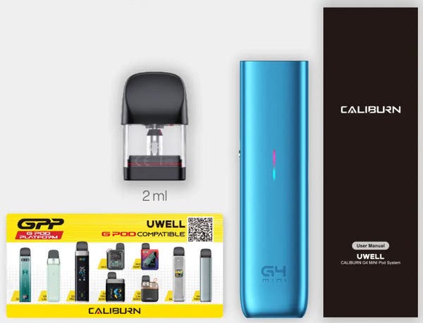 Uwell Caliburn G4 Mini Pod Kit - Packaging