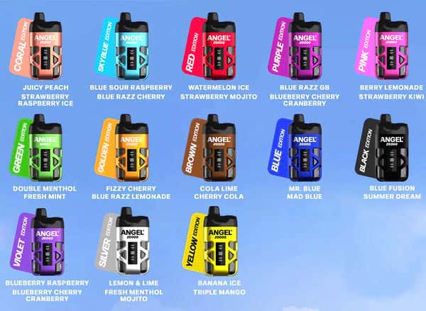 Vapes Bars Angel 20K Prefilled Pod Kit - Tantalise your Tastebuds
