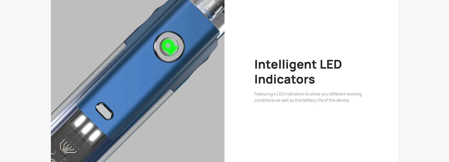 Aspire Flexus AIO Pod Vape Kit - Intelligent LED indicators