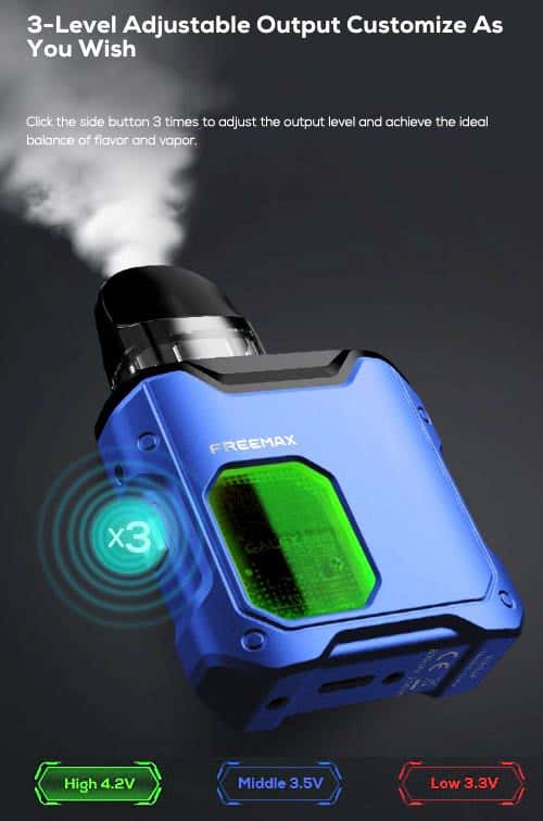 Freemax Galex Nano Pod Kit - 3-Level adjustable output
