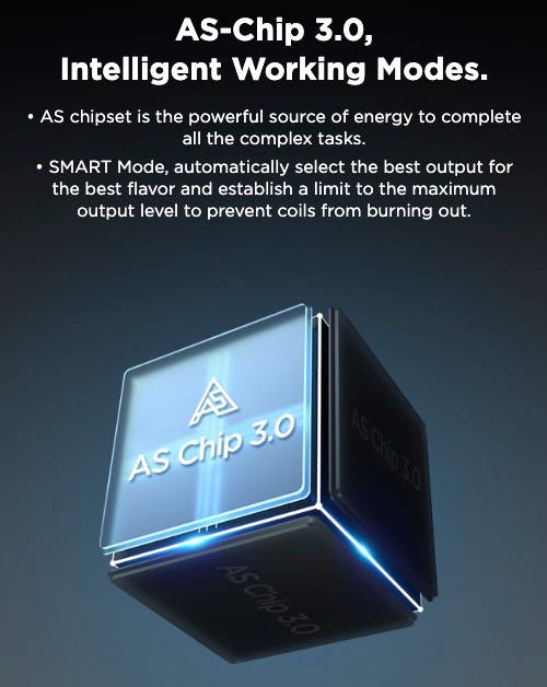 Geekvape Aegis E100 Pod Vape Kit - AS-Chip 3.0, intelligent working modes