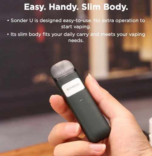 Geekvape Sonder U Pod Kit - Easy, handy and slim body