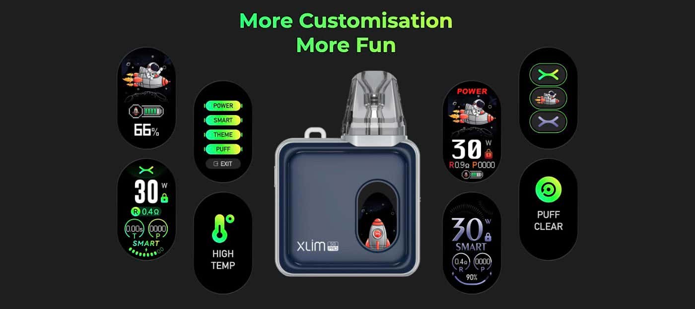 Oxva Xlim SQ Pro Pod Vape Kit - More customisable fun