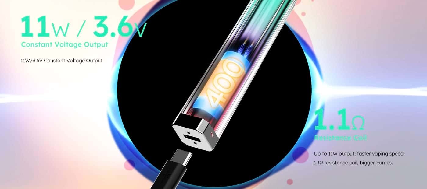 SKE Crystal PLUS Prefilled Pod Vape Kit - Constant voltage output