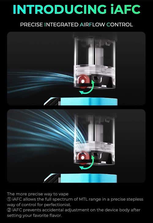 Uwell Caliburn G and G2 Pods - Introducing iAFC airflow control
